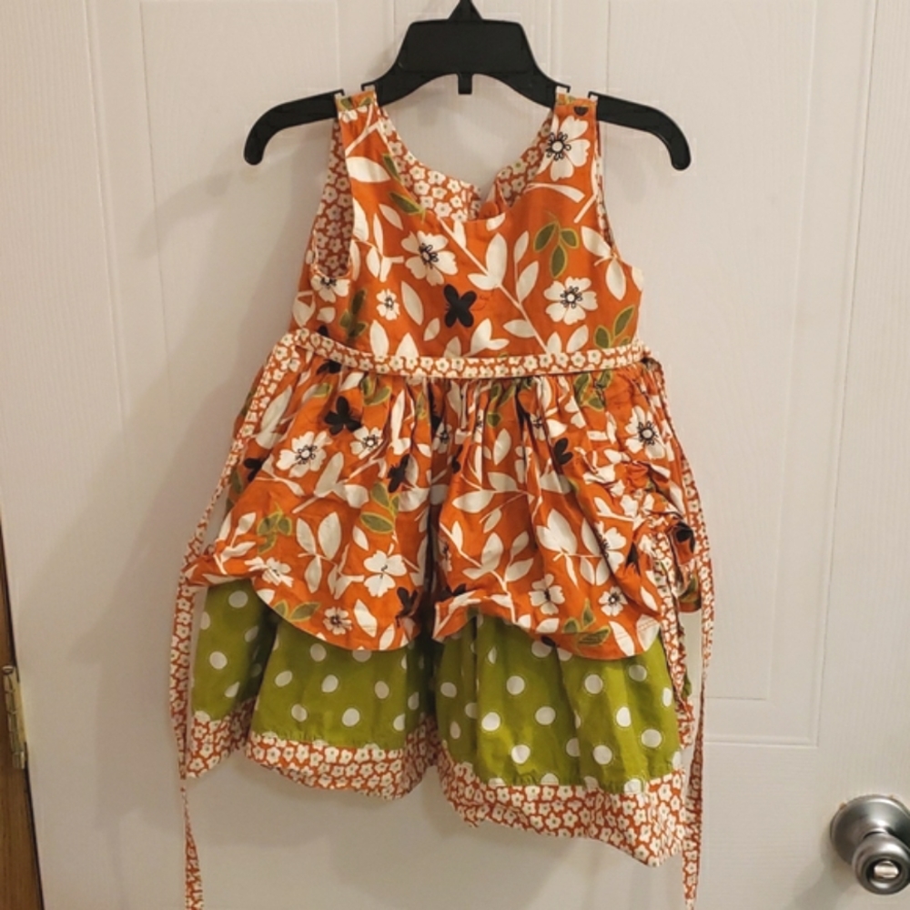 "Jelly the pug"  floral dress. Size 2t